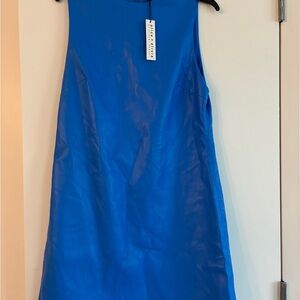 NWT Alice + Olivia Coley Vegan Leather Dress